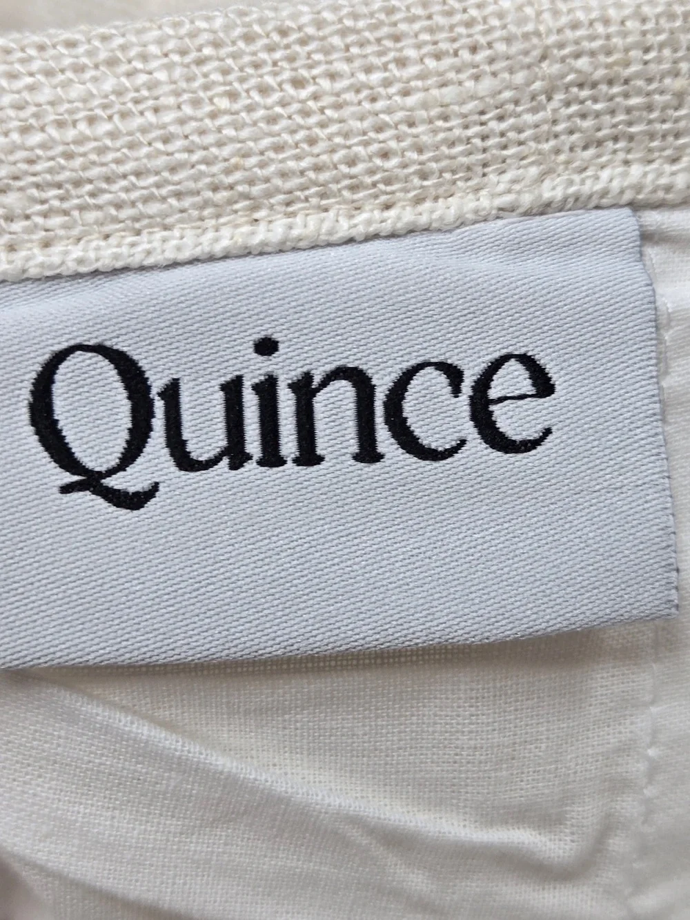 QUINCE Set Of 2 48x84 Heavyweight European Linen Curtains Sand 0182